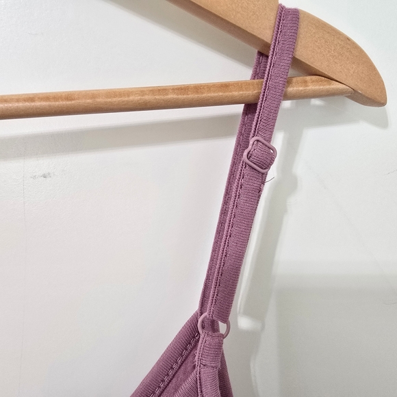 Ecothread Sustainable Mauve Pink Wide Leg Jumpsuit Romper NWT Large Boho Harem - Picture 6 of 11